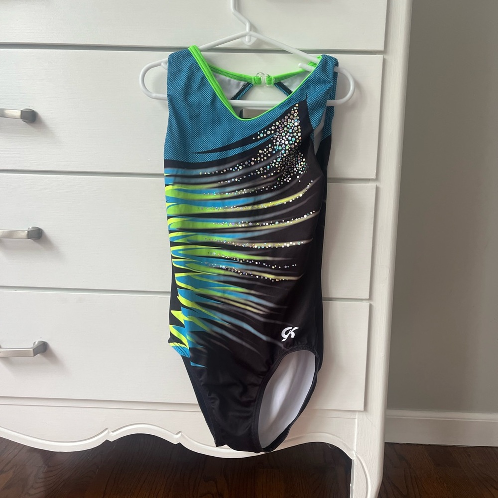 GK elite AM gymnastics training leotard